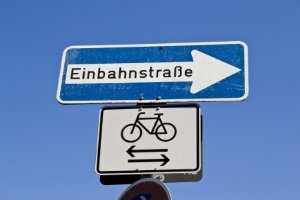 Wie erkenne ich eine Fahrradstraße?